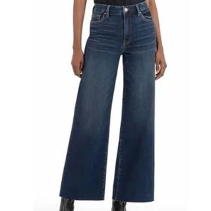 NEW KUT FROM THE KLOTH meg high rise wide leg jean in exhibited wash